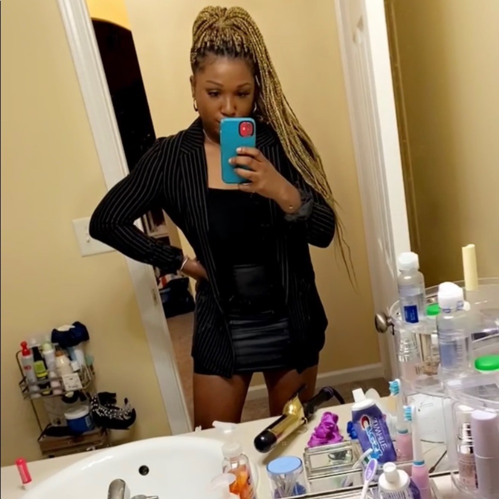 Leather Mini skirt